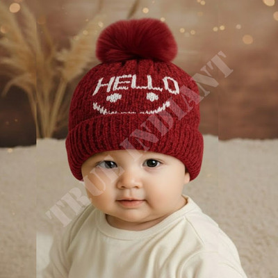 TRUE INDIAN Kids Cap(Red)