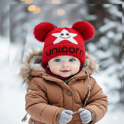 TRUE INDIAN Kids Cap(Red)