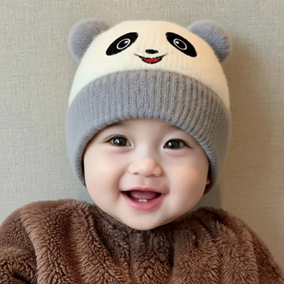 Winity Kids Cap(Grey, White)