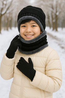heywool Kids Cap(Black)
