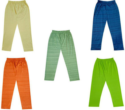 Indistar Capri For Girls Casual Self Design Polyester(Multicolor Pack of 5)