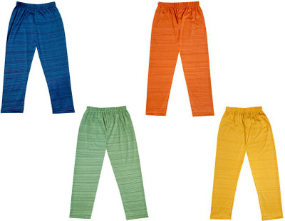 MTI FASHIONS Capri For Girls Casual Self Design Polyester(Multicolor Pack of 4)