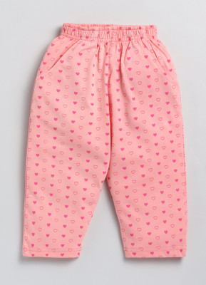 GIGGLY FOX Capri For Baby Girls Casual Printed Pure Cotton(Pink Pack of 1)