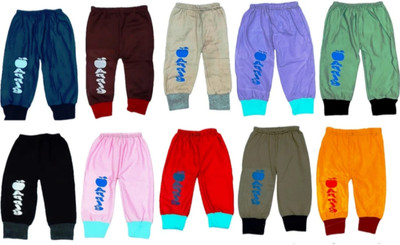 SDA creation Capri For Baby Girls Casual Graphic Print Cotton Blend(Multicolor Pack of 10)