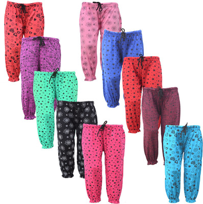 Eazy Trends Capri For Girls Casual Floral Print Cotton Blend(Multicolor Pack of 10)