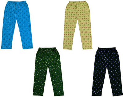 KAVYA Capri For Girls Casual Printed Pure Cotton(Multicolor Pack of 4)