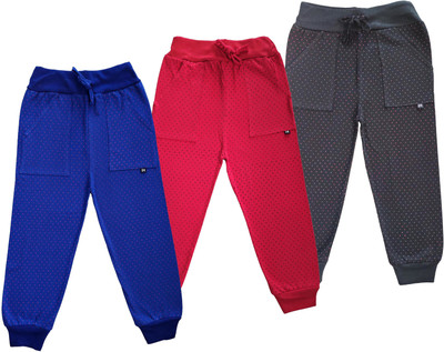 LOVO Capri For Girls Casual Polka Print Cotton Blend(Multicolor Pack of 3)