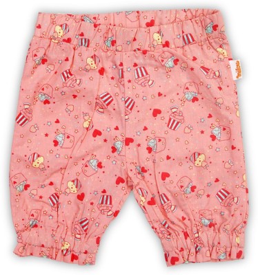 milou Capri For Girls Casual Printed Cotton Blend(Pink Pack of 1)