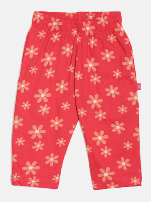 DIXCY SCOTT SLIMZ Capri For Girls Casual Printed Pure Cotton(Red Pack of 1)