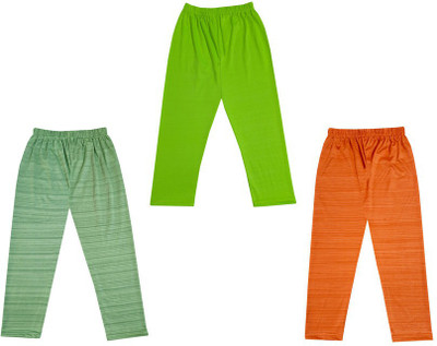 Indistar Capri For Girls Casual Self Design Polyester(Multicolor Pack of 3)