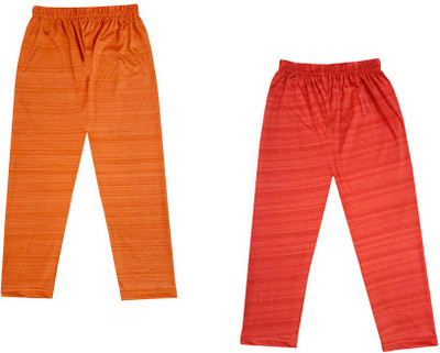 IndiWeaves Capri For Girls Casual Striped Polyester(Multicolor Pack of 2)
