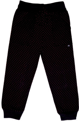 LOVO Capri For Girls Casual Printed Cotton Blend(Black Pack of 1)