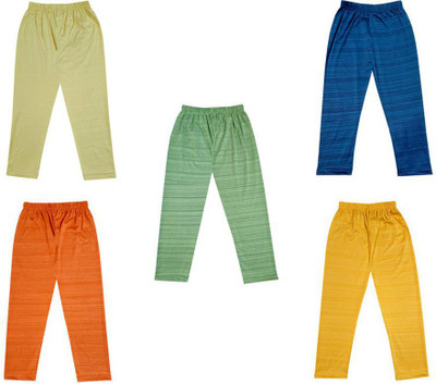 Indistar Capri For Girls Casual Self Design Polyester(Multicolor Pack of 5)
