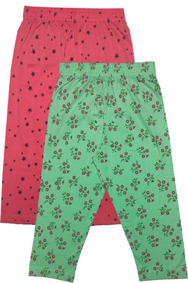 Fasla Capri For Girls Casual Printed Cotton Blend(Multicolor Pack of 2)