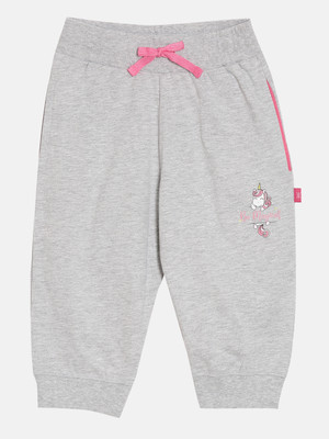 Dixcy Slimz Capri For Girls Casual Printed Pure Cotton(Grey Pack of 1)