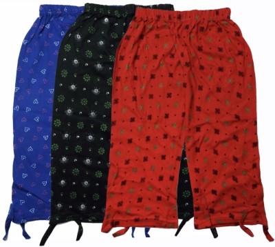 SUPER CLOTHING Capri For Girls Casual Printed Pure Cotton(Multicolor Pack of 3)