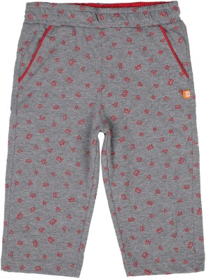 PROTEENS Capri For Girls Casual Printed Pure Cotton(Grey Pack of 1)