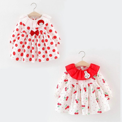A M SWEET DRESSES Baby Girls Below Knee Party Dress(White, Full Sleeve)