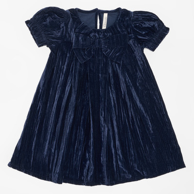 Pantaloons Baby Baby Girls Above Knee Casual Dress(Blue, Short Sleeve)