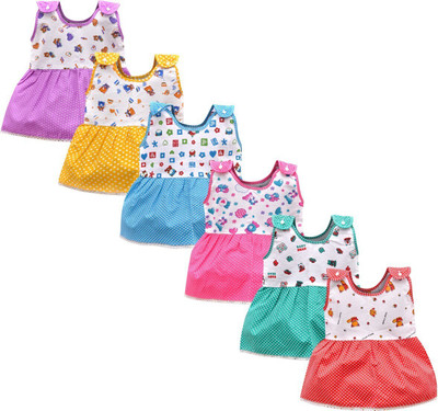 Luke and Lilly Indi Girls Midi/Knee Length Casual Dress(Multicolor, Sleeveless)