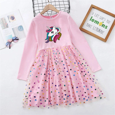 AVOVU Indi Baby Girls Midi/Knee Length Casual Dress(Pink, Full Sleeve)