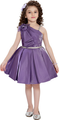 OVLYN FASHION & BOUTIQUE Baby Girls Midi/Knee Length Party Dress(Multicolor, Sleeveless)