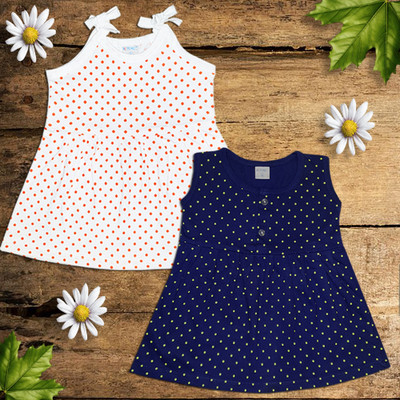 Butunu Baby Girls Midi/Knee Length Casual Dress(Light Green, Sleeveless)