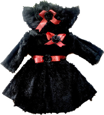 STUMBLE FASHION Baby Girls Midi/Knee Length Festive/Wedding Dress(Black, Full Sleeve)
