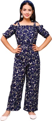 NAIDA Printed Girls Jumpsuit