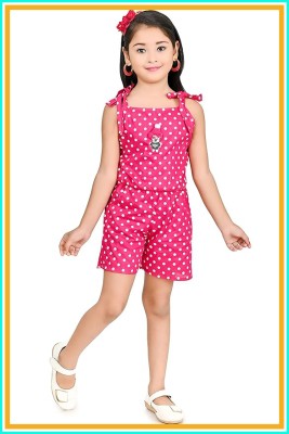 HRM Indi Girls Midi/Knee Length Casual Dress(Multicolor, Full Sleeve)