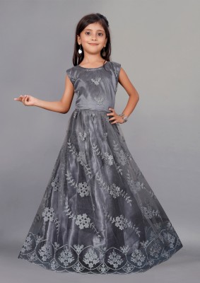 Apnisha Anarkali Gown(Grey)