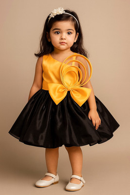 SARDAR DRESSES Baby Girls Midi/Knee Length Party Dress(Multicolor, Sleeveless)