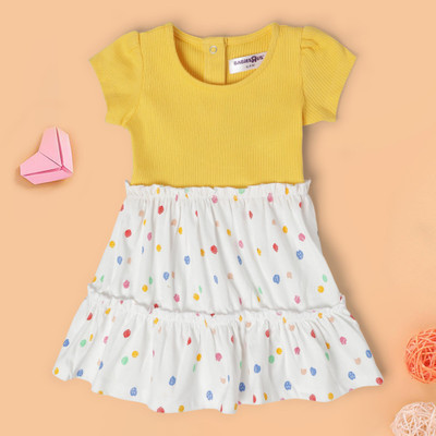 Babies R Us Baby Girls Maxi/Full Length Casual Dress(Multicolor, Cap Sleeve)
