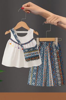 MISCHIF FASHION Baby Girls Mini/Short Party Dress(Multicolor, Sleeveless)