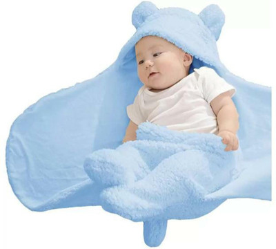 KMRSYSCO Wool Single Sized Bedding Set(Blue, 1 Sleeping Bag)