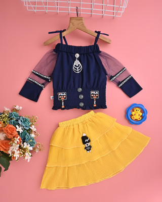 MARK WOOD FASHION Baby Girls Maxi/Full Length Festive/Wedding Dress(Multicolor, Full Sleeve)