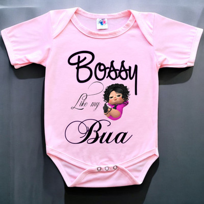 Cute Palls Romper For Baby Boys & Baby Girls Casual Graphic Print Cotton Blend(Pink, Pack of 1)