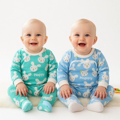 MSTRADERS Dungaree For Baby Boys & Baby Girls Casual Printed Wool Blend(Multicolor, Pack of 2)