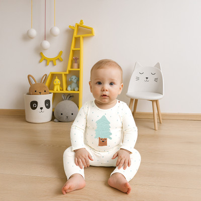 MINI KLUB Romper For Baby Boys Casual Printed Pure Cotton(White, Pack of 2)