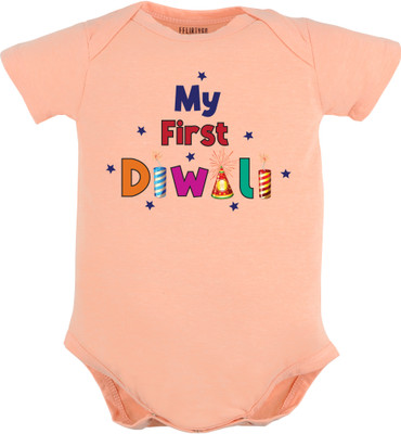 Fflirtygo Dungaree For Baby Boys & Baby Girls Casual Graphic Print Cotton Blend(Multicolor, Pack of 1)
