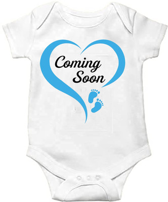 PrintHolic Romper For Baby Boys & Baby Girls Casual Printed Cotton Blend(Red, Pack of 1)