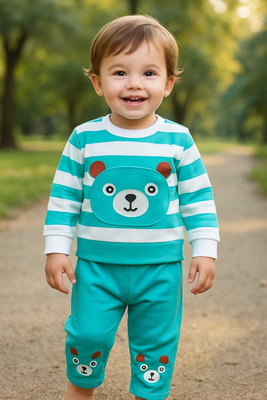 Harshita Romper For Baby Boys & Baby Girls Casual Self Design Cotton Blend(White, Pack of 1)
