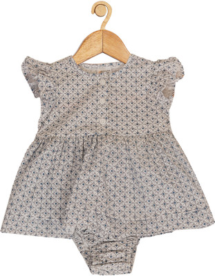 CREATIVE KID'S Romper For Baby Girls Printed Pure Cotton(White, Pack of 1)