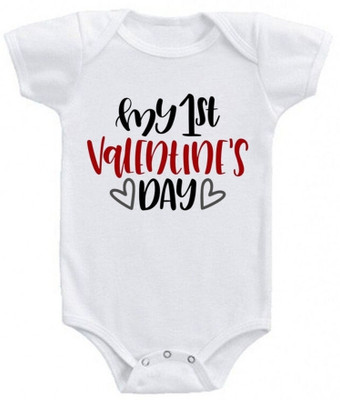 PrintHolic Romper For Baby Boys & Baby Girls Casual Printed Cotton Blend(White, Pack of 1)