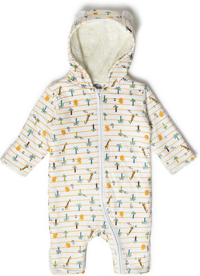 Mi Arcus Romper For Baby Boys & Baby Girls Casual Printed Cotton Blend, Polyester(Multicolor, Pack of 1)