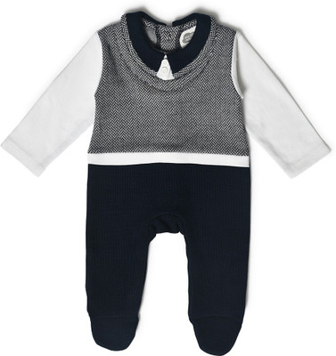 Mi Arcus Romper For Baby Boys Casual Printed Cotton Blend(Multicolor, Pack of 1)