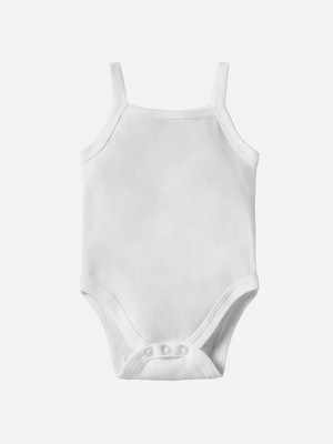 JUNIORS by Babyshop Romper For Boys Printed Pure Cotton(White, Pack of 10)