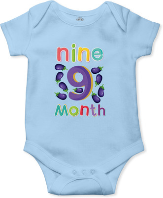 THE PRINT PLATTER Romper For Baby Boys & Baby Girls Printed Pure Cotton(Red, Pack of 1)