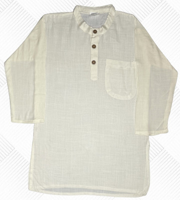 Hr Creations Boys Festive & Party Kurta and Pyjama Set(Beige Pack of 1)