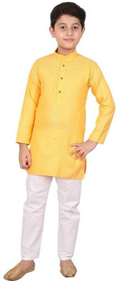 VDC FASHION HUB Baby Boys Festive & Party Kurta and Pyjama Set(Multicolor Pack of 1)